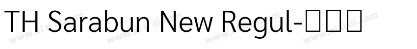 TH Sarabun New Regul字体转换